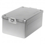 IMS Sterilisationscontainer, 1 darab, IMDINCO3M Container für 2 Kassetten plus Einschlagtuch, Boden und Deckel, mit Filter, 300x190x100mm