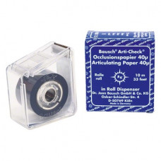 Occlusionspapier Arti-Check® 40 µ Spenderbox 10 m Rolle blau, 22 mm, BK 15