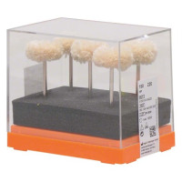 Polierbürste 150, polírozó, pamut, ISO 220, HP, 5 darab