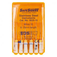 SafeSiders (25 mm) (ISO 15), Gyökércsatorna reszelő (kézzel), ISO 15, Nemesacél, 25 mm, 6 darab