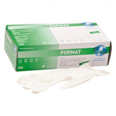 Format (M), Kesztyűk (Nitril), nem steril, Egyszerhasználatos termék, Nitril, M (közepes), 100 darab