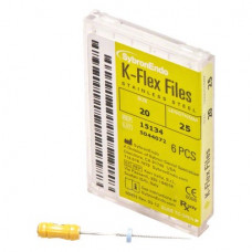 K-Flex (25 mm) (ISO 20), K-reszelő (kézzel), Fogantyú - műanyag ISO 20 ISO színkódolt, Nemesacél, 25 mm, 6 darab