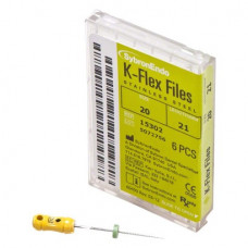 K-Flex, (21 mm) (ISO 20), K-reszelő (kézzel), Fogantyú - műanyag ISO 20 ISO színkódolt, Nemesacél, 21 mm, 6 darab