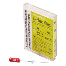 K-Flex (25 mm) (ISO 25), K-reszelő (kézzel), Fogantyú - műanyag ISO 25 ISO színkódolt, Nemesacél, 25 mm, 6 darab