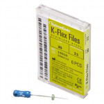 K-Flex (21 mm) (ISO 30), K-reszelő (kézzel), Fogantyú - műanyag ISO 30 ISO színkódolt, Nemesacél, 21 mm, 6 darab