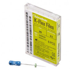 K-Flex (21 mm) (ISO 30), K-reszelő (kézzel), Fogantyú - műanyag ISO 30 ISO színkódolt, Nemesacél, 21 mm, 6 darab