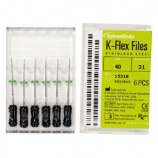 K-Flex (21 mm) (ISO 40), K-reszelő (kézzel), Fogantyú - műanyag ISO 40 ISO színkódolt, Nemesacél, 21 mm, 6 darab