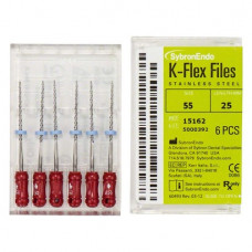 K-Flex (25 mm) (ISO 55), K-reszelő (kézzel), Fogantyú - műanyag ISO 55 ISO színkódolt, Nemesacél, 25 mm, 6 darab