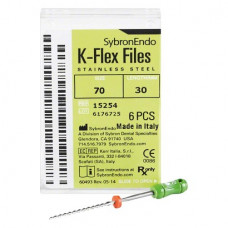 K-Flex (30 mm) (ISO 70), K-reszelő (kézzel), Fogantyú - műanyag ISO 70 ISO színkódolt, Nemesacél, 30 mm, 6 darab