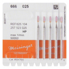 Keramische Schleifer 666, kerámia-csiszoló, rózsaszín, ISO 025, HP, 5 darab