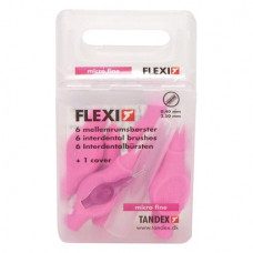 FLEXI Interdentalbürsten Packung 6 darab, pink, Ø 0,4 mm