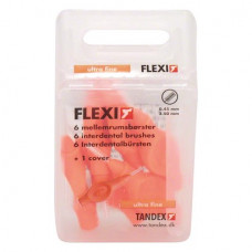 FLEXI Interdentalbürsten Packung 6 darab, narancssárga, Ø 0,45 mm