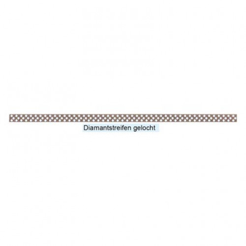 Gyémánt szeparálócsík (120 x 3 x 0,07 mm, U373, perforált, autoklávozható, 10 darab