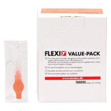 FLEXI Interdentalbürsten Packung 25 darab, narancssárga, Ø 0,45 mm