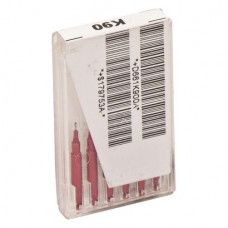 Kodex Drills (1,5 x 0,425 mm - Minikin), Fúró, piros, 0,425 mm x 1,5 mm, 6 darab