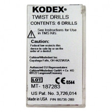 Kodex Drills (2,0 x 0,425 mm - Minikin), Fúró, piros, 0,425 mm x 2 mm, 6 darab