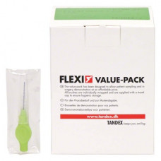 Flexi Brush (3 - 6 mm), Fogköztisztító kefe, finom, kónuszos, 25 darab