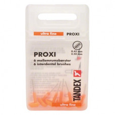 PROXI Interdentalbürsten Packung 6 darab, narancssárga, Ø 0,45 mm