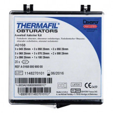 Thermafil (25 mm) (ISO 45-100), Obturator, ISO 45-100 röntgenopák, Guttapercha, műanyag, 25 mm, 20 darab