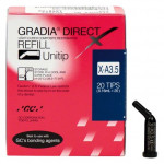 Gradia Direct X (A3.5) (Standard), Tömőanyag (Kompozit), Kapszulák, fluoridtartalmú, röntgenopák, Mikrohybrid-kompozit, 300 mg, 20 darab