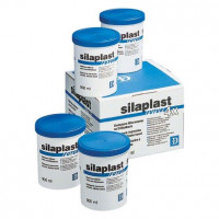 silaplast FUTUR (Putty), Lenyomatanyag (C-Szilikon), nagyon magas konzisztencia, gyúrható, C-szilikon, 900 ml, 4x1 darab