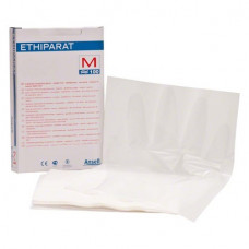 Ethiparat (M), Kesztyűk (Latex), nem steril, Egyszerhasználatos termék, Latex, M (közepes), 100 darab