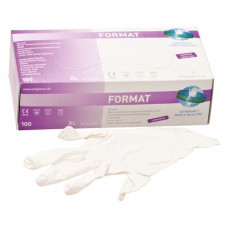 Format (XL), Kesztyűk (Nitril), nem steril, Egyszerhasználatos termék, Nitril, XL, 100 darab