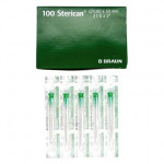 Sterican (Intramuscular) (G21 ¦ 0,80 x 50 mm), Injekciós-tu, Egyszerhasználatos termék, zöld, G21 = 0,8 mm, 100 darab