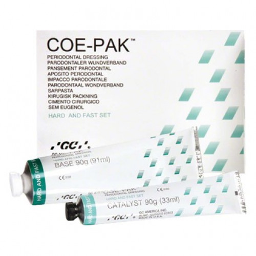 Coe-Pak (Hard+Fast), Parodontális sebpakolás, Tubusok, eugenolmentes, 180 g, 2x1 darab