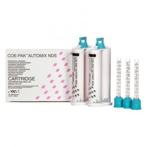 Coe-Pak Automix NDS, Parodontális sebpakolás, kartus, eugenolmentes, 50 ml, 2 darab