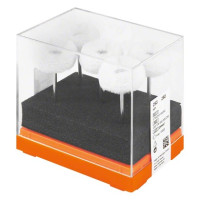 Polierbürste 253, polírozó, fehér ISO 250, HP, 5 darab