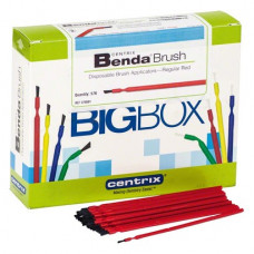 Benda (Brush) (Maxi), Applikátorkefe, Egyszerhasználatos termék, piros, Műanyag, 576 darab