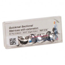 QuickMat Deluxe, (6,4 x 0,040 mm) (Cervical), részleges-matrica-rendszer, hajlított, 50 darab