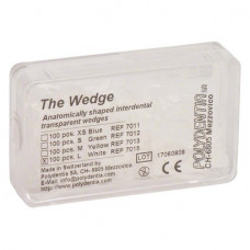 The Wedge, Interdentális ékek, Csomag, Egyszerhasználatos termék, fényáteresztő, Műanyag, L (nagy), 100 darab