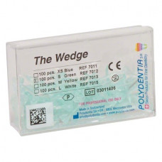 The Wedge, Interdentális ékek, Csomag, Egyszerhasználatos termék, fényáteresztő, Műanyag, S (kicsi), 100 darab