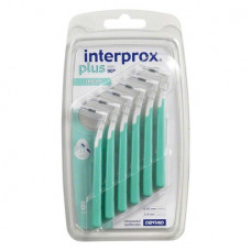 interprox (plus) (micro) (0,56 mm ¦ 2,4 mm), Fogköztisztító kefe, zöld, színkódolt, 6 darab