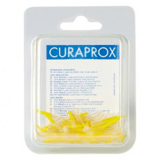Curaprox CRA, Fogköztisztító kefe, Könyökdarab (CA, Ø 2,35 mm, ISO 204) sárga, hengeres, 0,9 mm, 50 darab