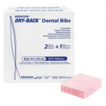 Dry-Back Dental Bibs (W), Szalvéták, fehér, 3-rétegu, 33 cm x 45,5 cm, 500 darab