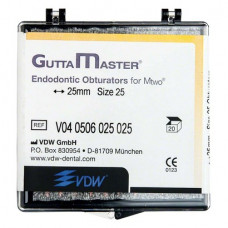 GuttaMaster (Mtwo) (ISO 25), Obturator, ISO 25, Guttapercha, műanyag, 20 darab