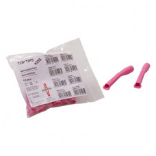 Top Tips (Kids), (108 x 16 mm) (Pink), Elszívókanül, autoklávozható 134°C-ig, rózsaszín, Műanyag, 10 darab