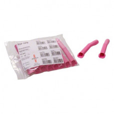 Top Tips, (124 x 16 mm) (Pink), Elszívókanül, autoklávozható 134°C-ig, rózsaszín, Műanyag, 10 darab