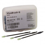Vivabrush (G), Applikációs ecset, Egyszerhasználatos termék, zöld, Műanyag, 50 darab
