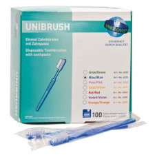 Egyszerhasználatos fogkefe (B), Egyszerhasználatos termék, kék, 100 darab