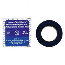 Occlusionspapier Arti-Check® 40 µ Nachfüllpackung 15 m blau, 16 mm, BK 1013