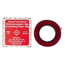 Occlusionspapier Arti-Check® 40 µ Nachfüllpackung 15 m rot, 16 mm, BK 1014