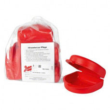 Signature Mouthgard Box, Tároló box, piros, Műanyag, 5 darab