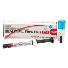 Beautifil (Flow Plus) (F00 - Zero Flow) (A0.5) (Opaque), Tömőanyag (Kompozit), fecskendő, magas viszkozitású, nehezen folyó, Hybrid-kompozit, 2,2 g, 1 darab