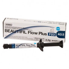 Beautifil (Flow Plus) (F03 - Low Flow) (A3.5), Tömőanyag (Kompozit), fecskendő, alacsony viszkozitású, hígan folyó, Hybrid-kompozit, 2,2 g, 1 darab