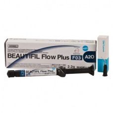 Beautifil (Flow Plus) (F03 - Low Flow) (A2) (Opaque), Tömőanyag (Kompozit), fecskendő, alacsony viszkozitású, hígan folyó, Hybrid-kompozit, 2,2 g, 1 darab