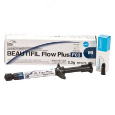 Beautifil (Flow Plus) (F03 - Low Flow) (Milky), Tömőanyag (Kompozit), fecskendő, alacsony viszkozitású, hígan folyó, Hybrid-kompozit, 2,2 g, 1 darab